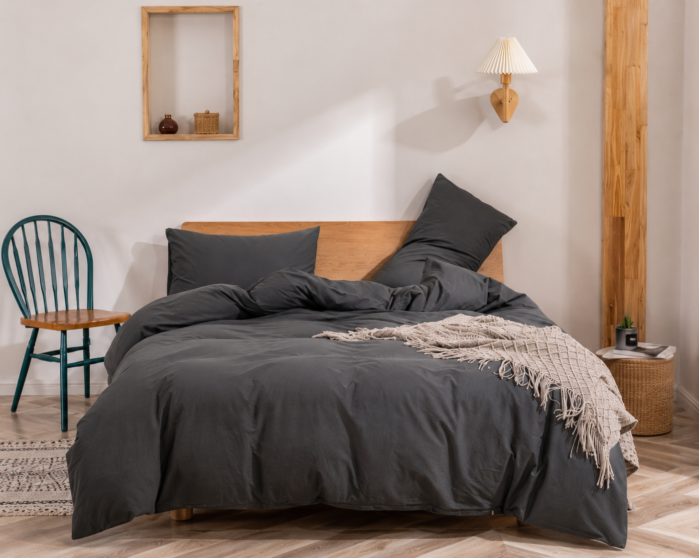 Serene Sleep Washed Cotton Bedding Collection