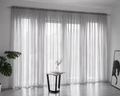 Soft Linen-Style Sheer Curtains | Light Filtering Window Panels