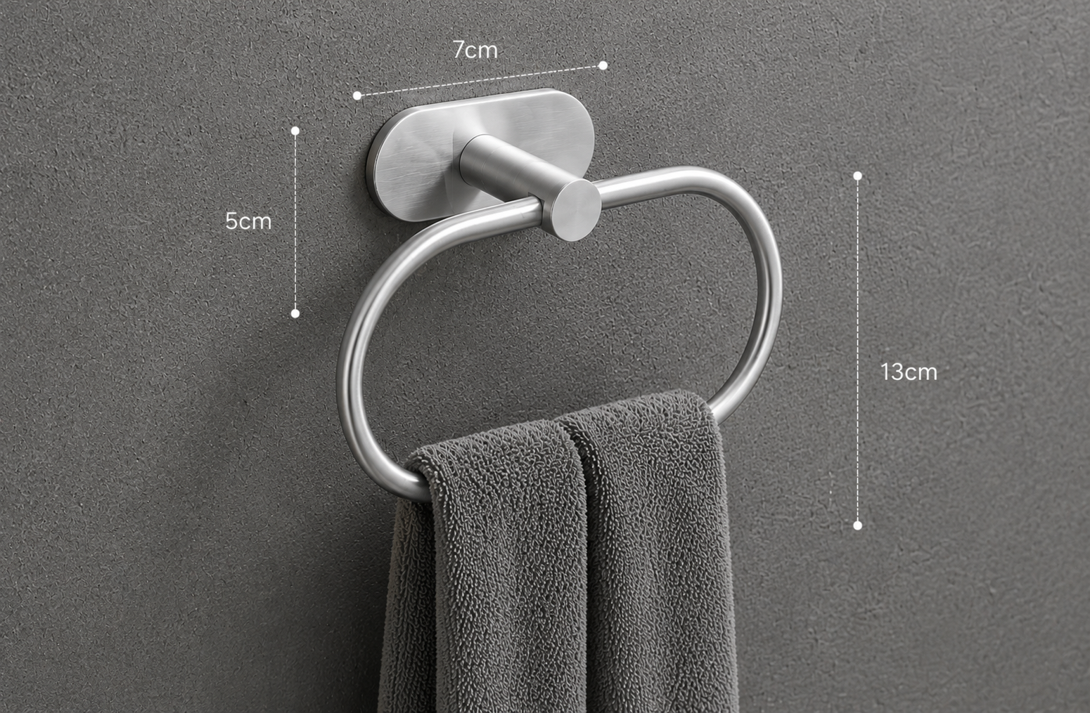 Modern Bathroom Towel Bar & Hook Set