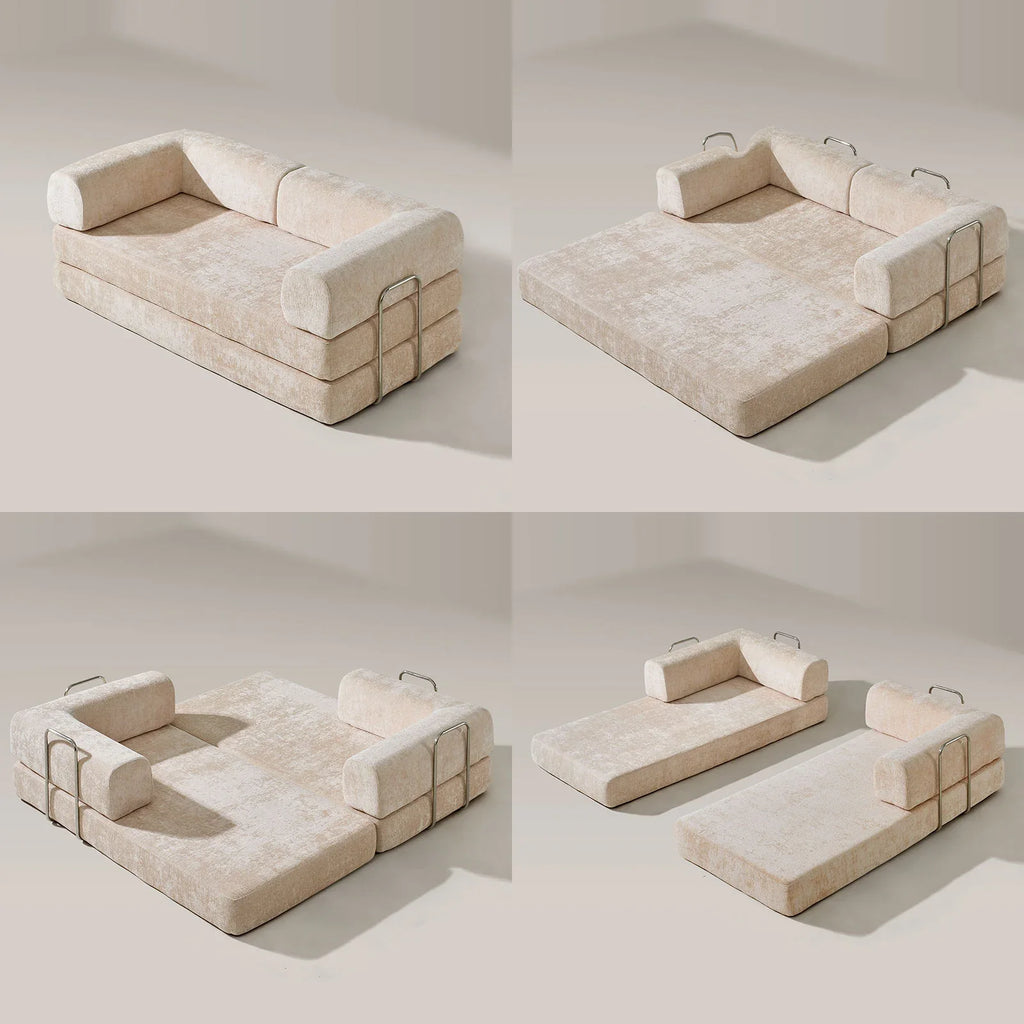 Hugo Convertible Chenille Sofa Bed