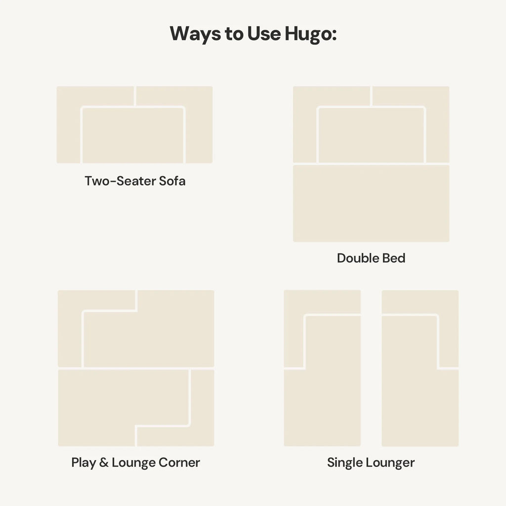 Hugo Convertible Chenille Sofa Bed