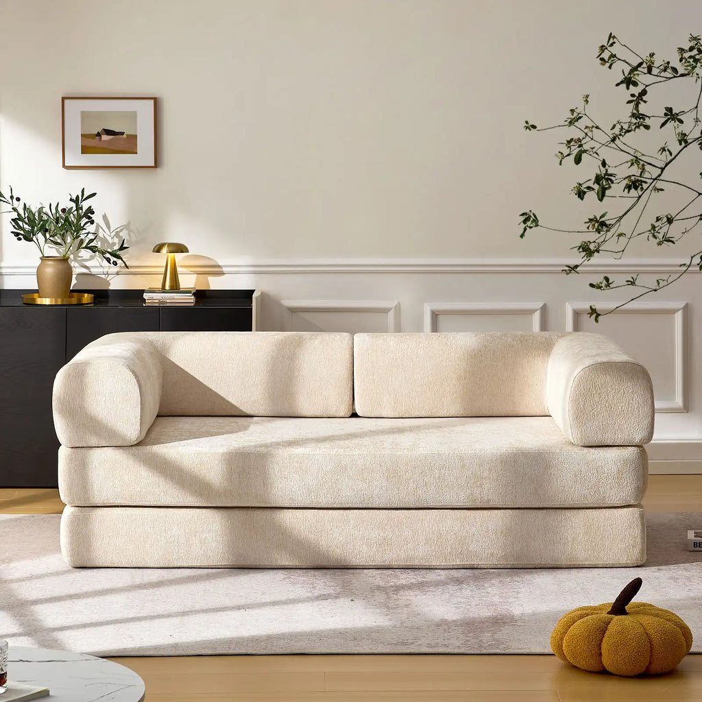 Hugo Convertible Chenille Sofa Bed
