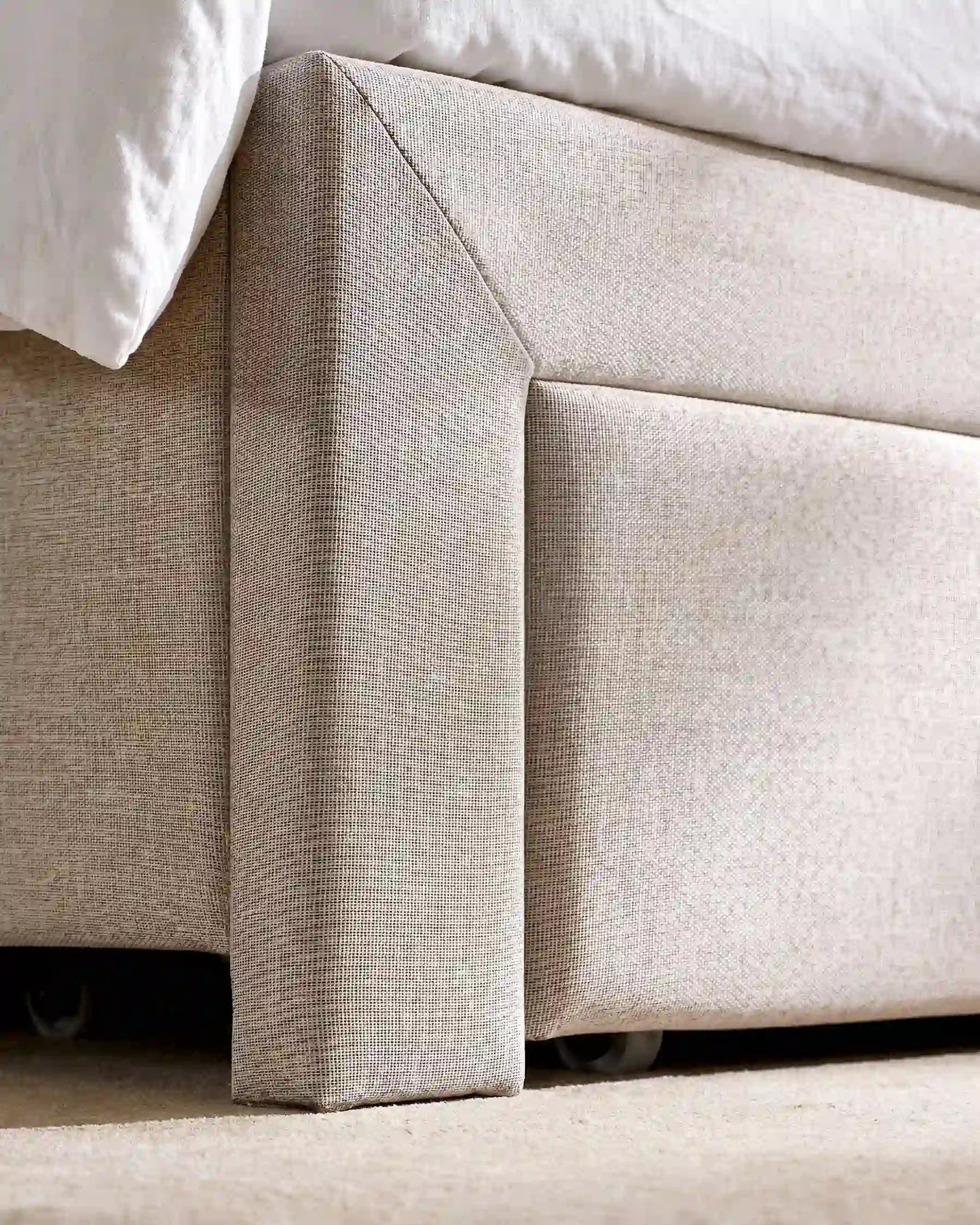 Luvon Upholstered Double Bed Frame with Storage