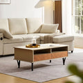 Milano Walnut Coffee Table with Hidden Storage