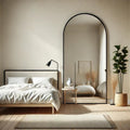 Akiko Full-Length Black Arched Mirror | Modern Minimalist Floor Mirror