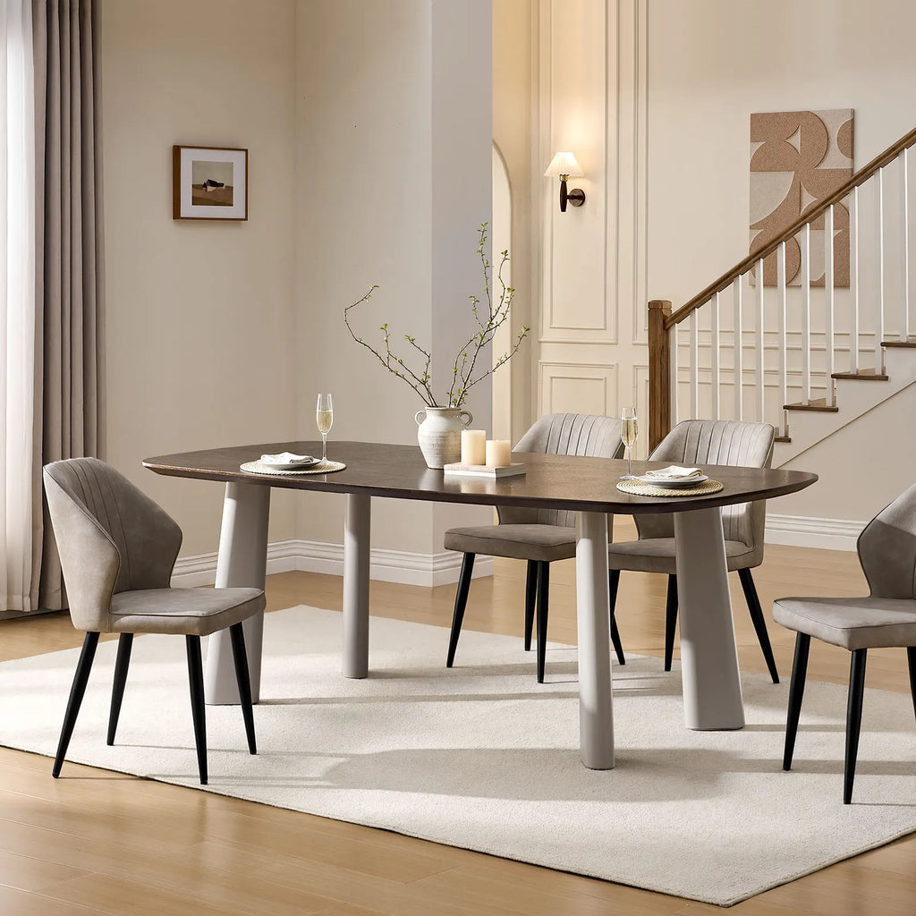 Danforth Extendable Dining Table – Seats 6–8 | Modern Oak Finish