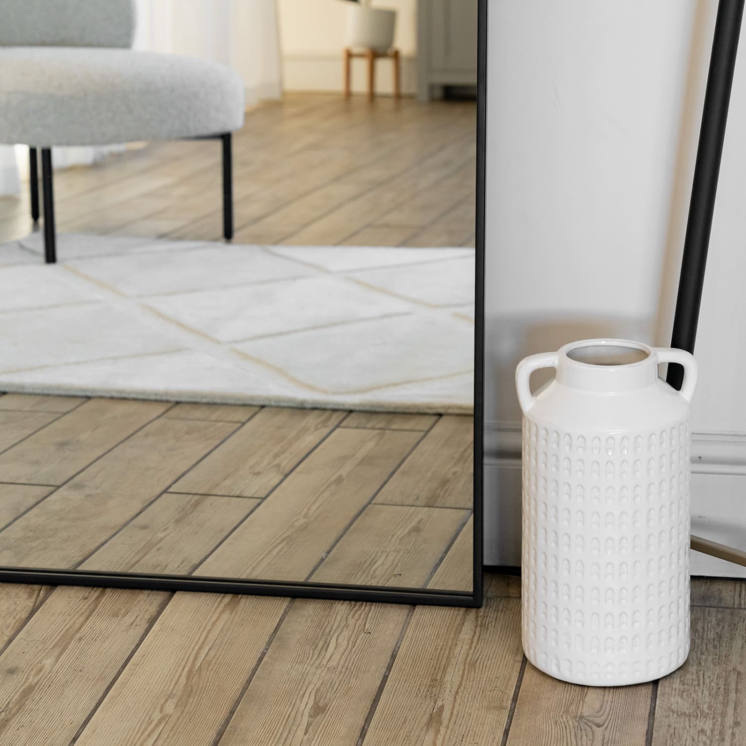 Yoko Black Arched Mirror